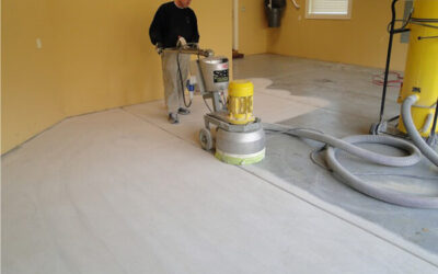 How to remove coatings with a concrete grinder