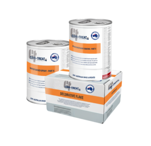 Epoxy Flake Flooring KIT - 10sqm Basecoat/Flake/Topcoat