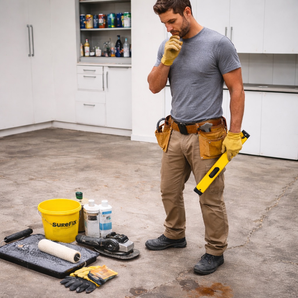 DIY Concrete Flooring